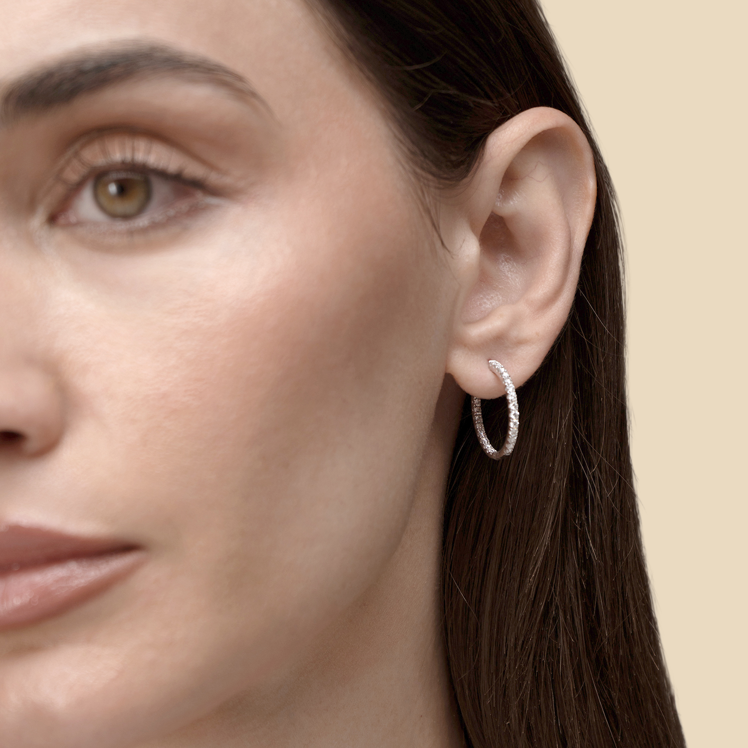 Hoops Diamond Earring 18k