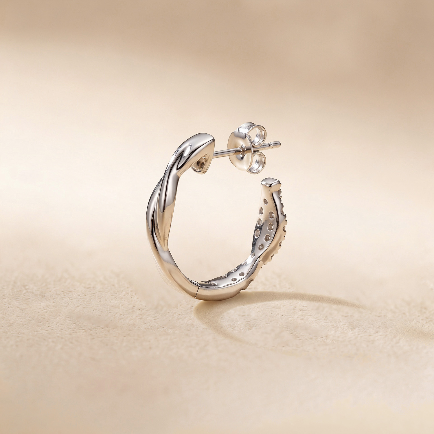 Hoops Diamond Earring 18k