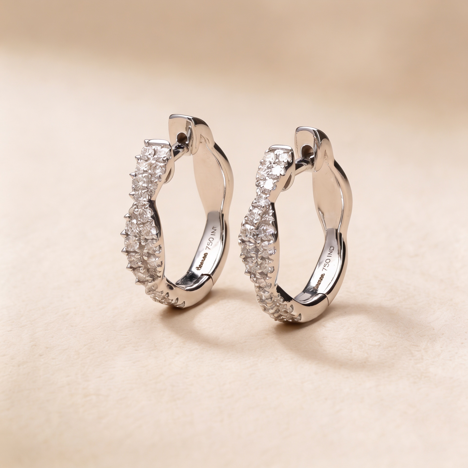 Hoops Diamond Earring 18k
