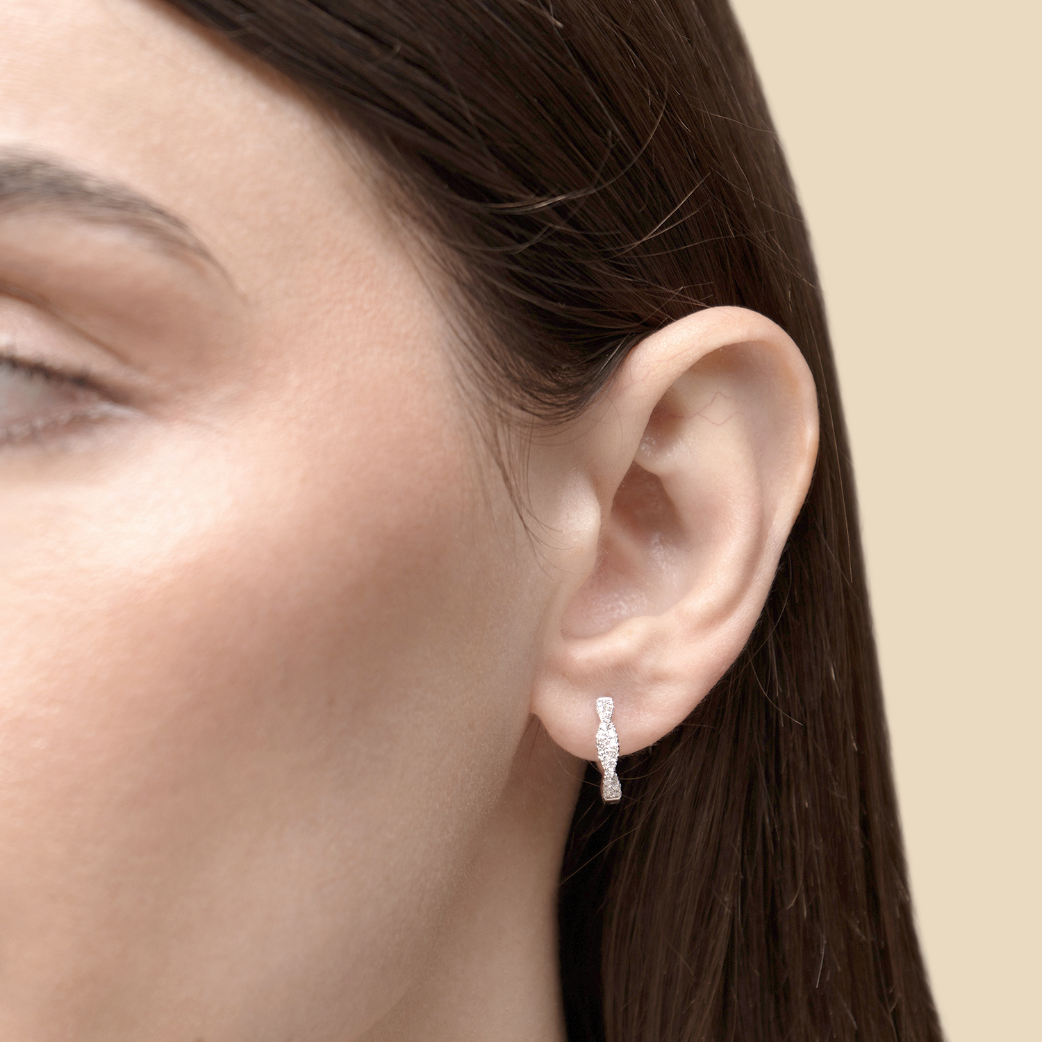 Hoops Diamond Earring 18k