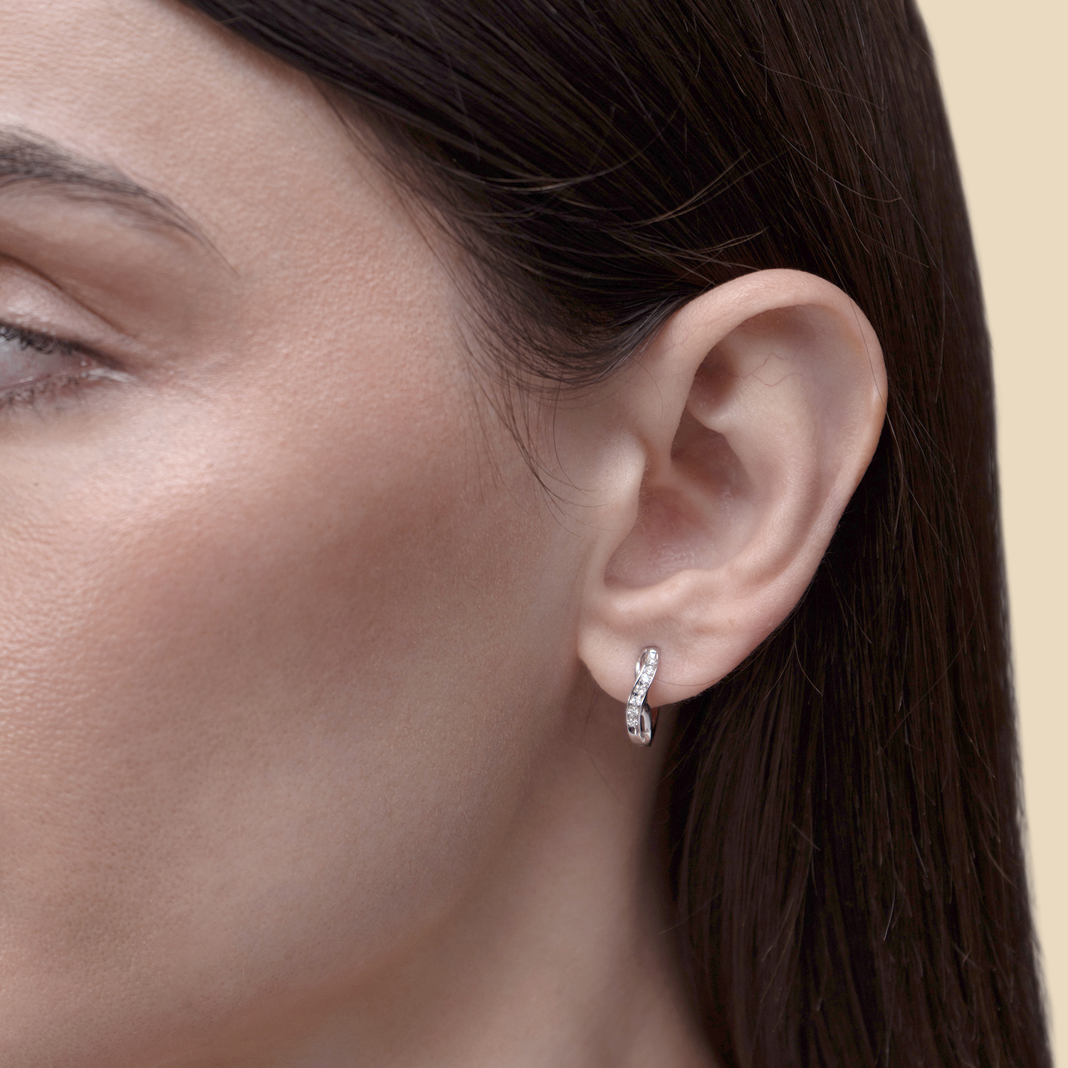 Hoops Diamond Earring 18k