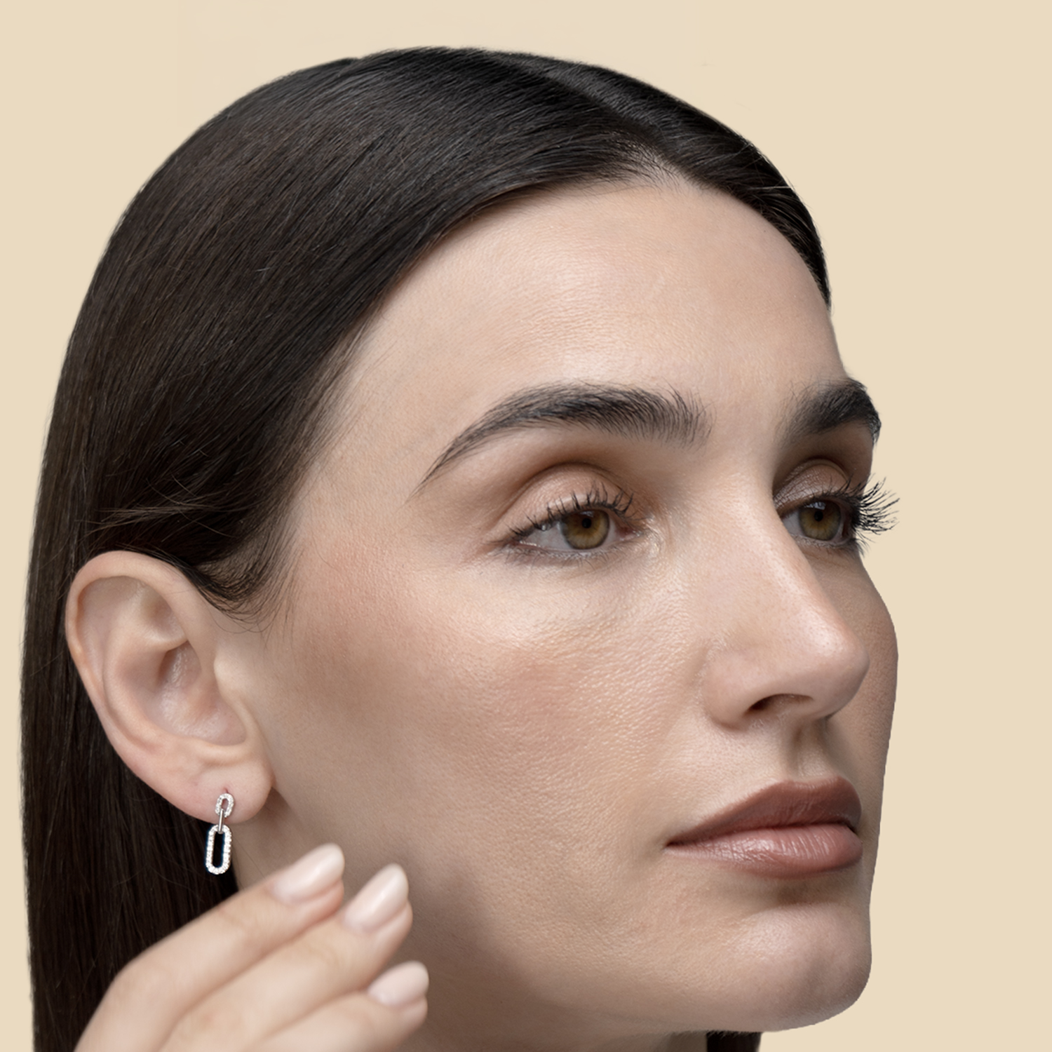 Youth Lync 18k White Gold Earrings