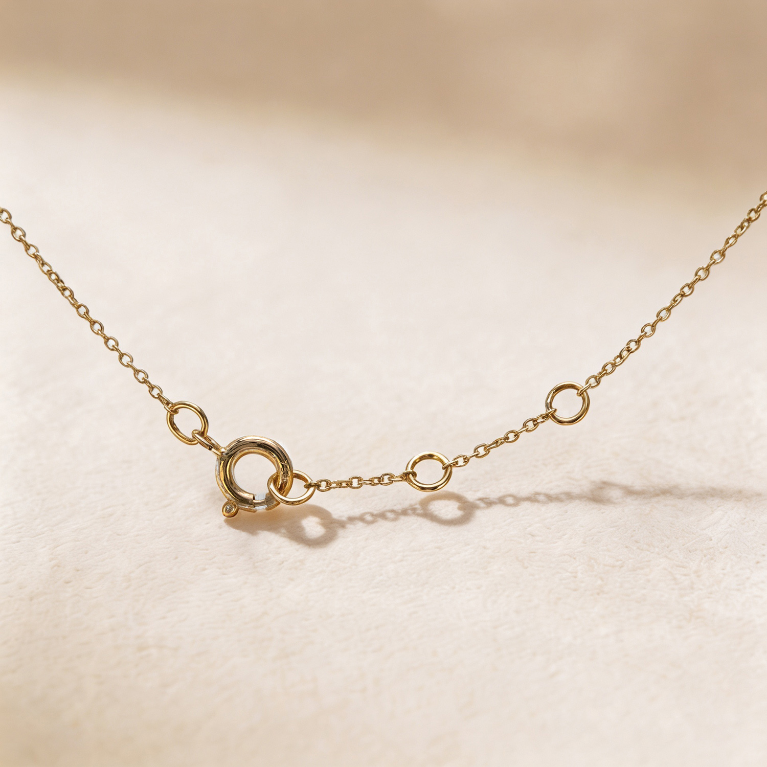 Youth Peak 18K Yellow Gold Diamond Necklace